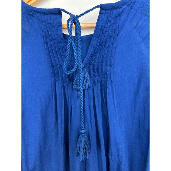 Roller Rabbit Lotus Embroidered Long Sleeve 100% Cotton Dress Size XS - Picture 9 of 12